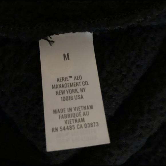 New! Aerie Cloud Sherpa Oversized Cozy Plush Pullover Snap Sweater Teddy Jacket - Picture 11 of 12